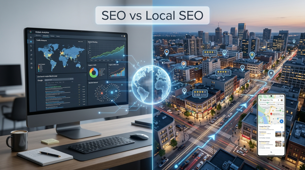 SEO vs Local SEO